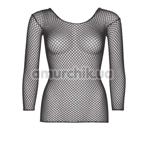 Топ Net Long Sleeve, чорний