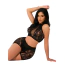 Комплект JSY Sexy Lingerie WW7255, черный: топ + шорты - Фото №4