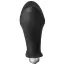 Анальная пробка с вибрацией Fantasstic Vibrating Anal Anchor Plug, черная - Фото №4