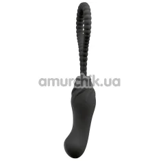 Страпон Black Velvets Perfect Fit Strapless Strap-On, чорний - Фото №1