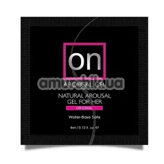 Возбуждающий гель Sensuva On Natural Arousal Gel For Her Original, 4 мл - Фото №1