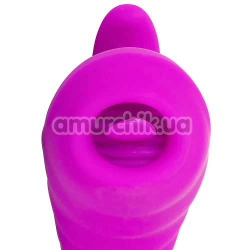 Вибратор для клитора и точки G с подогревом Javida RC Licking Panty Vibe, фиолетовый