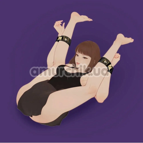 Фиксаторы для рук и ног Upko Clack Bondage Restraints Gear, черные