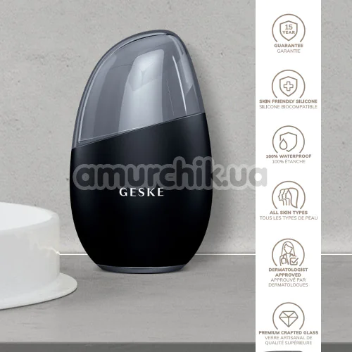 Массажер для глаз и лица Geske Cool & Warm Eye and Face Massager 7 in 1, черный
