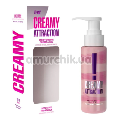 Крем-гель для массажа Intt Creamy Attraction Seductive Fragrance Blackberry - ежевика, 100 мл