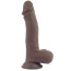 Фалоімітатор T-Skin Real Wild Penetrator, коричневий - Фото №1