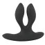 Анальная пробка с вибрацией XouXou Vibrating Expander Butt Plug, черная - Фото №1