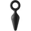 Анальна пробка Fantasstic Ring Plug Small, чорна - Фото №1