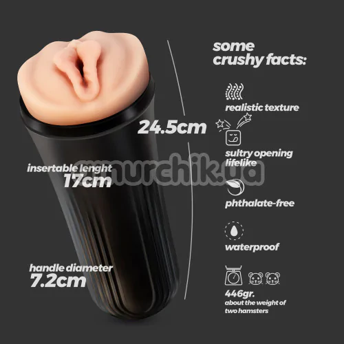 Мастурбатор Crushious Prixus, телесный