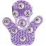 Универсальный массажер Simple & True Roller Balls Massager, фиолетовый - Фото №1