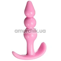 Анальная пробка Masturbation Anal Beads Massage Stick, розовая - Фото №1