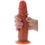 Фаллоимитатор Get Real Skin Foreskin Dong 15 cm, светло-коричневый - Фото №2
