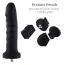 Фалоімітатор-насадка Hismith Anal Dildo 7.1, чорний - Фото №3