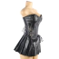 Комплект Star Night Sexy Leather, черный: корсет + юбка + трусики-стринги - Фото №3