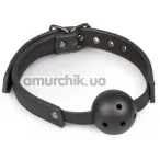 Кляп Easy Toys Ball Gag Plastic Gag With Air Holes, чорний - Фото №1