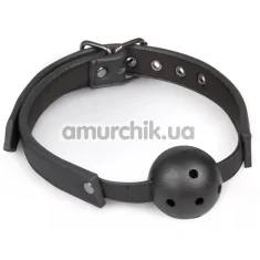 Кляп Easy Toys Ball Gag Plastic Gag With Air Holes, черный - Фото №1