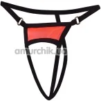 Трусики-стринги Crotchless String 2321564, черные - Фото №1