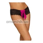 Трусики-шортики жіночі Crotchless Ribbon Bootyshort - Фото №1