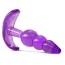 Анальна пробка B Yours Triple Bead Anal Plug, фіолетова - Фото №3