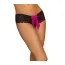 Трусики-шортики жіночі Crotchless Ribbon Bootyshort - Фото №1
