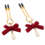 Набір затискачів для сосків Senuelo Nipple Jewelry Play Kit, бордовий - Фото №3