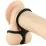 Ерекційне кільце Silicone Ball Spreader, чорне - Фото №5