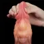 Фалоімітатор Dual-Layered Silicone Nature Cock LV411017, коричневий - Фото №13