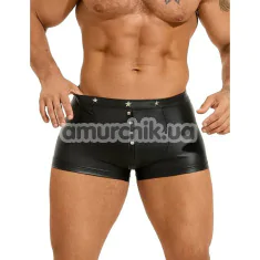 Трусы-боксеры мужские Star Night Punk Rivet Faux Leather Boxer, черные - Фото №1