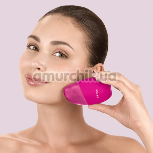 Массажер для глаз и лица Geske Cool & Warm Eye and Face Massager 7 in 1, ярко-розовый