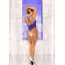Боді Leg Avenue Thong Teddy With Strappy Back, синє - Фото №12