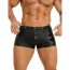 Трусы-боксеры мужские Star Night Punk Rivet Faux Leather Boxer, черные - Фото №1