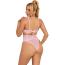 Комплект Star Night Luxury Rhinestone Lingerie Set, рожевий: бюстгальтер + трусики-стрінги + корсет - Фото №5