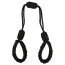 Наручники Bad Kitty Naughty Toys Cuffs Rope, черные - Фото №1