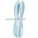 Клиторальный вибратор Satisfyer Threesome 1, голубой - Фото №1