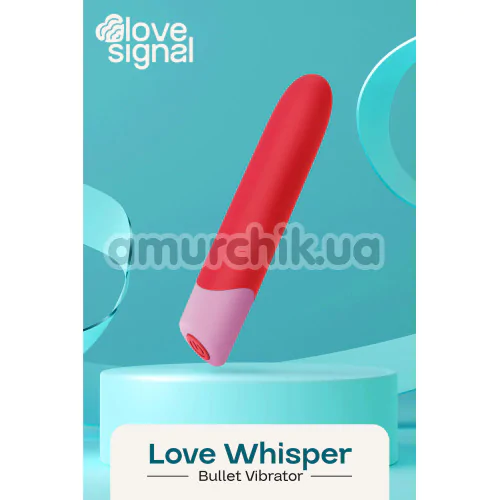 Клиторальный вибратор Love Signal Love Whisper, красный