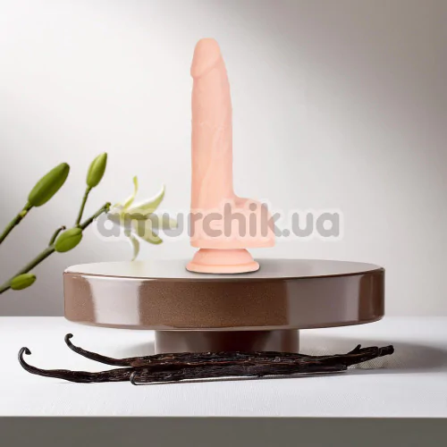 Вібратор з поштовхами Addiction Naked Thrusting Dong 8.5, тілесний