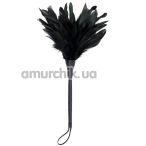 Пір'їнка для пестощів DS Fetish Feather Tickler Crop, черна - Фото №1