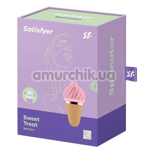 Клиторальный вибратор Satisfyer Sweet Treat, розовый