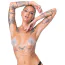 Украшения для сосков Cottelli Accessoires Nipple Stickers Square, серебряные - Фото №5