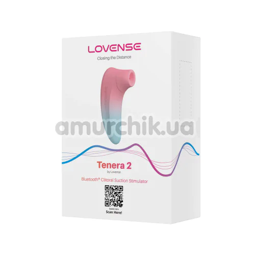 Симулятор орального сексу для жінок Lovense Tenera 2, рожево-блакитний