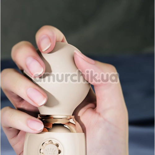 Клиторальный вибратор с подогревом Zalo Ava, белый