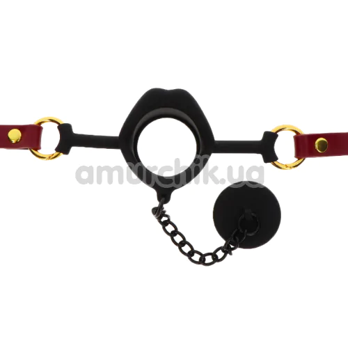 Кляп Taboom Kinky Gag with Plug, червоний