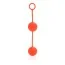 Вагинальные шарики Posh Silicone O Balls, оранжевые - Фото №2