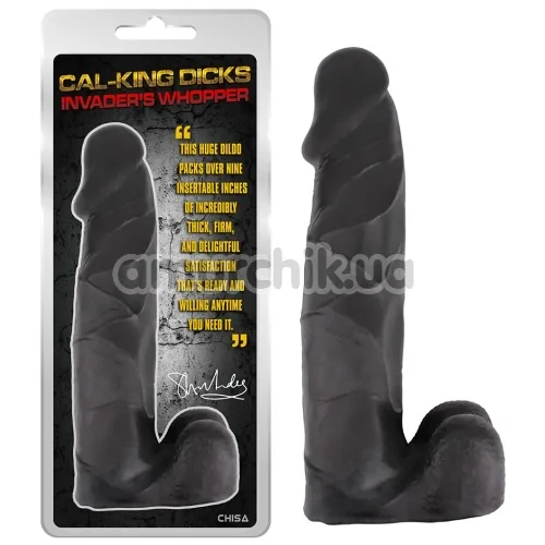 Фаллоимитатор Cal-King Dicks Invader's Whopper, черный