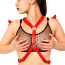 Портупея Art of Sex Wings Harness, червона - Фото №3