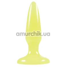 Анальна пробка Firefly Pleasure Plug Mini, жовта - Фото №1