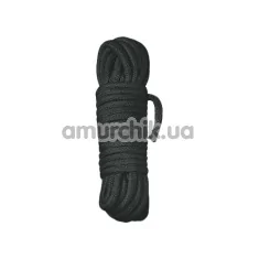 Мотузка Shibari Bondage 7 м, чорна - Фото №1