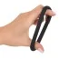 Эрекционное кольцо для члена Black Velvets Cock & Ball Loop, черное - Фото №5