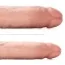 Двокінцевий фалоімітатор King Cock 16 Tapered Double Dildo, тілесний - Фото №9