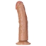 Фалоімітатор Realrock Curved Dildo 8, коричневий - Фото №2